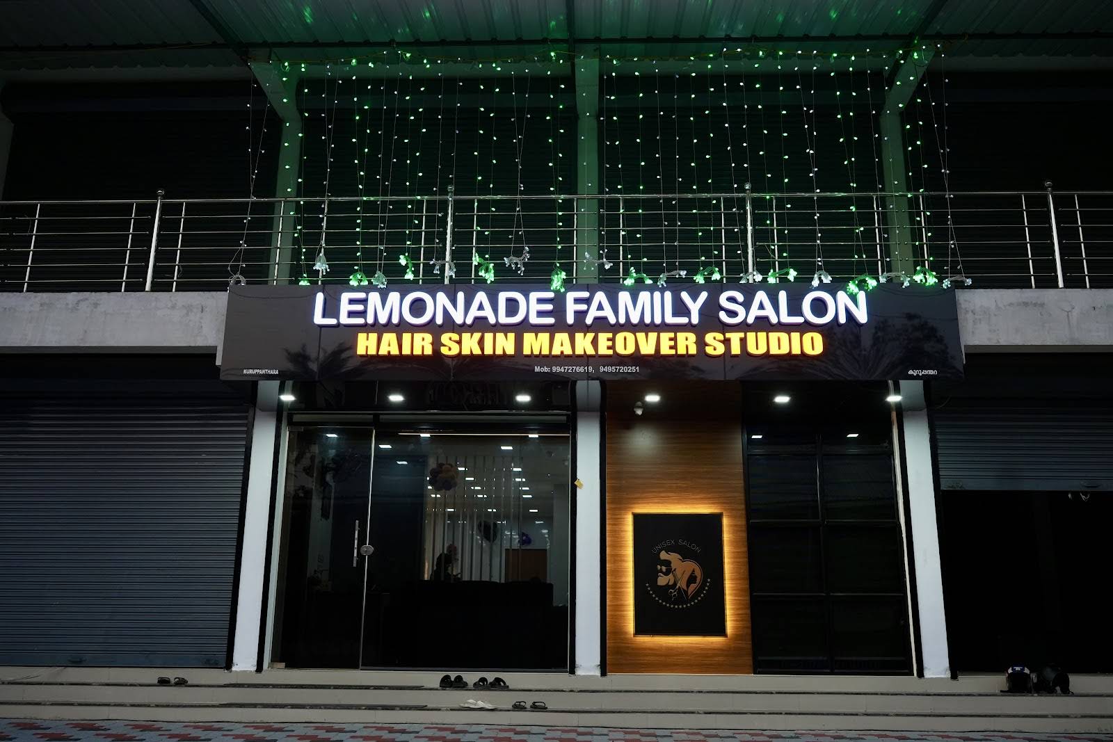 Lemonade Family Salon - Exterior Night View